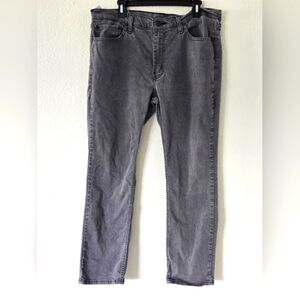 Levi's 511 Jeans Mens Straight Leg Black Mid Rise Light Wash Logo 38×30 …